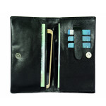 Long Mobile cover with Card Holder Black Color AF044