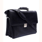 Leather Official Bag For Men MA014 BLACK