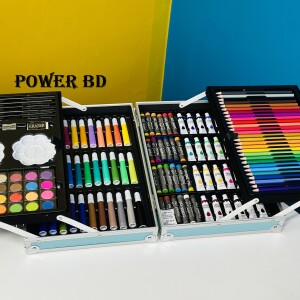 145 Piece Art Studio Colouring Briefcase Art Painting With Aluminum Case