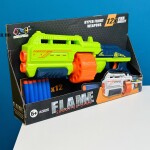 Flame Shooting Game Toy Gun With 12 Eva Soft Bullet