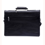 Leather Official Bag For Men MA014 BLACK