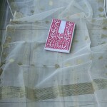 Handloom unstitched Jamdani two piece