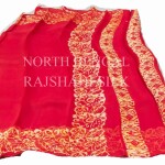 Rajshahi Muslin Silk Sharee-Block Batik