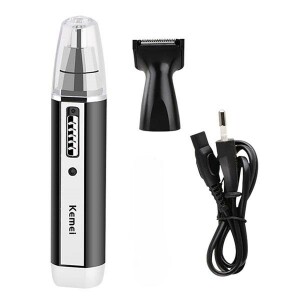 Kemei KM-6632 2 In 1 Rechargeable Nose Hair Trimmer