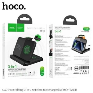 Hoco 3in1 Wireless Charging Foldable Desktop Stand