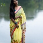 HAND STICHES DESIGNER COTTON SARI BY KADAMABARI EXCLUSIVE BY RAZBI