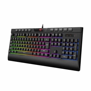 Havit KB487L USB Multi-Function Backlit Black Gaming Keyboard – 1 Year warranty