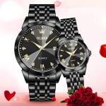 Olevs Stainless Steel fashionable Couple watches