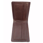 WA072 Full UT Design Chocolate Color Cutting Wallet