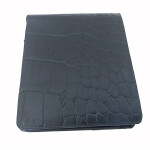 WA072 Full Coco Design Black Color Cutting Wallet