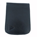 WA076 Round Shape Design Black Color Cutting Wallet