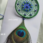 Dreamcatcher pendant, Jewellery,  peacock theme, dream catcher, dreamcatcher