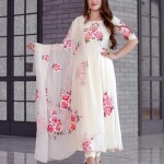 Cream Angel Gown 3 pcs