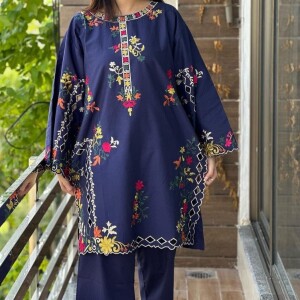 Pakistani hand sale embroidery dress