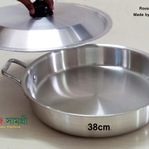 Roost Pan (30-38)cm: Aluminium Fancy Polish, Made by 100% Aluminium ingot