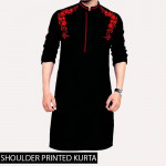 Exclusive Semi Long Punjabi For Men- Black