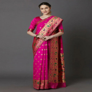 Exclusive Printed Silk Saree