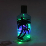 Decorative Hand Painted Tree Motive Table Lamp Led Fairy Lights