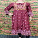 Linen Long Kurti For Ladies