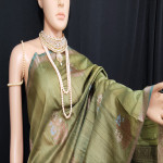 Code-0021, Pure High-end Tussar Handloom Saree;