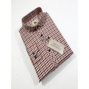 Men check shirt