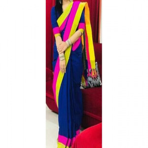 Khadi cotton Chumki Saree